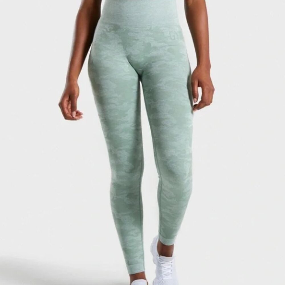 Gymshark Camo Leggings (M)